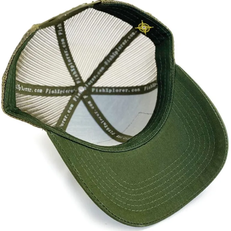 Casquette Homme À Scratch Fishxplorer Trucker - Vert