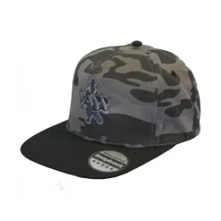 Vass Casquette Homme Camouflage Snapback Cap - Camou/Noir