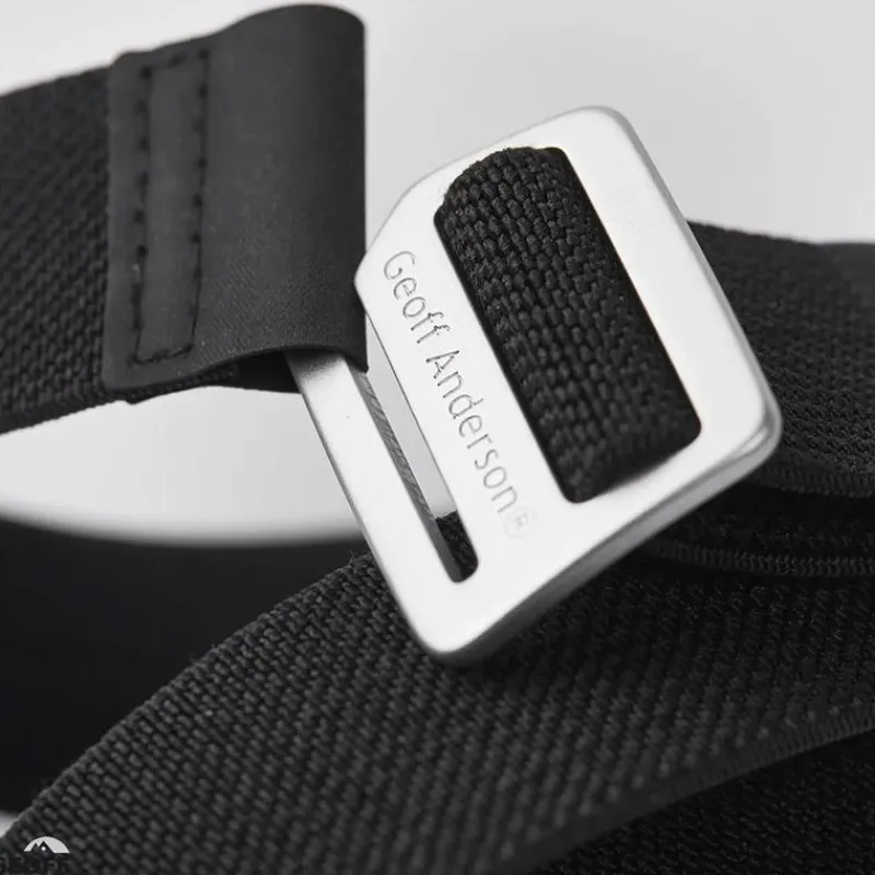 Geoff Anderson Ceinture Homme Zipzone - Noir