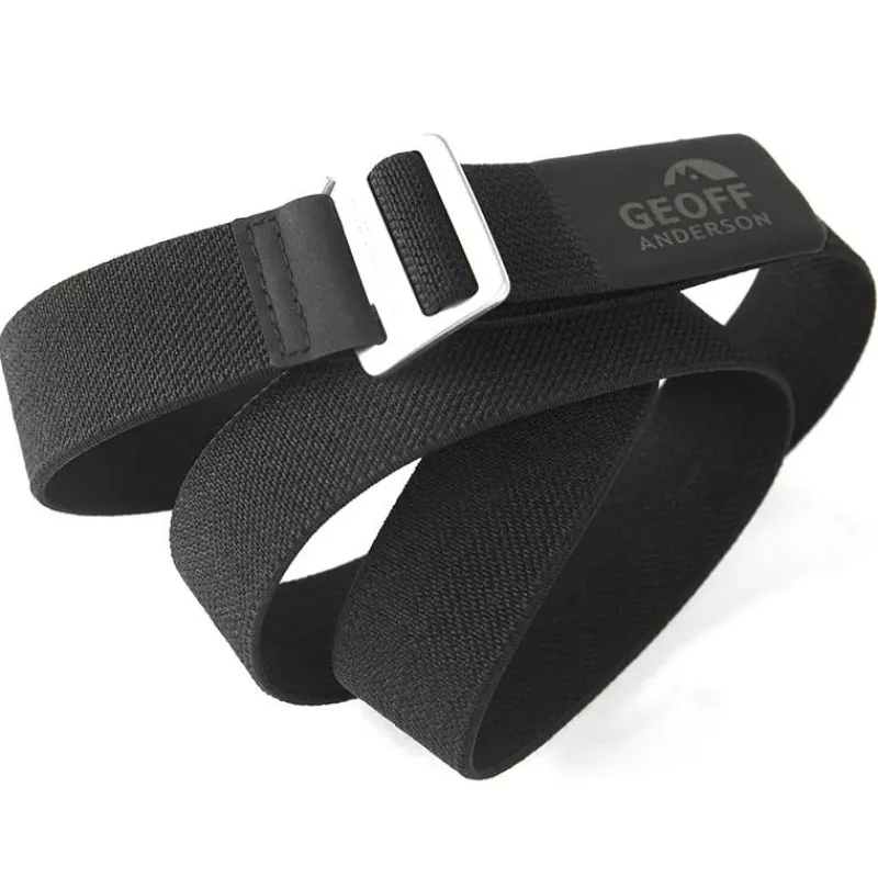 Geoff Anderson Ceinture Homme Zipzone - Noir