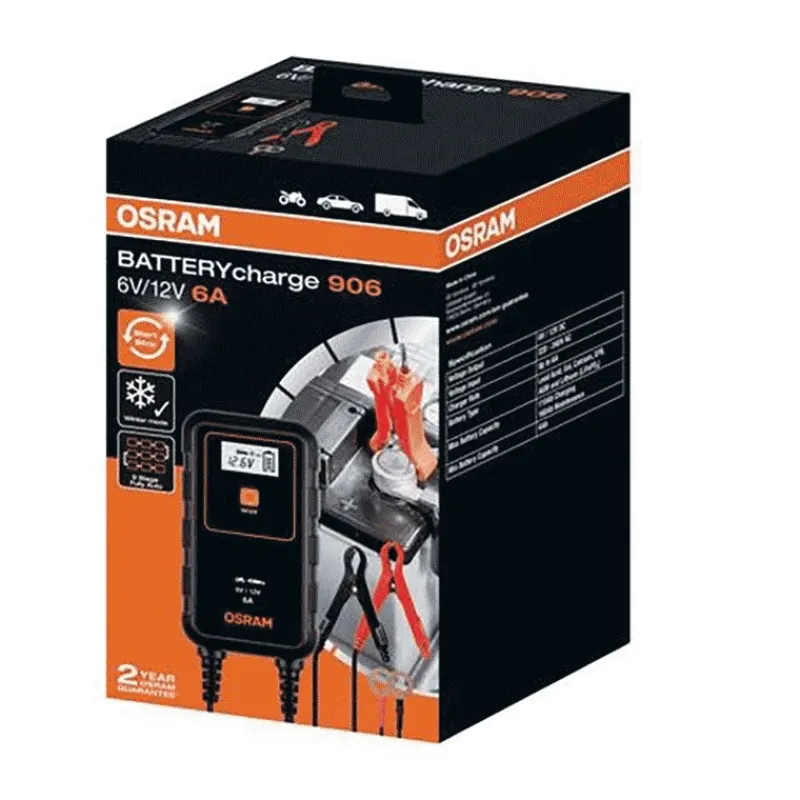 Osram Chargeur D'entretien 6V-12V 6A - Pb / Agm / Lithium