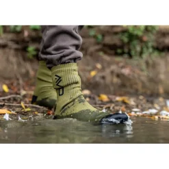 Avid Carp Chaussettes Homme Hydro-Force Waterproof Socks - Kaki