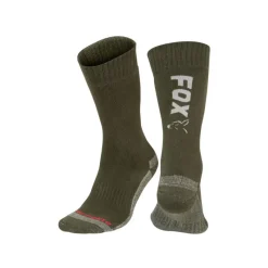 Fox Chaussettes Homme Green / Silver Thermolite Long Sock - Vert/Gris