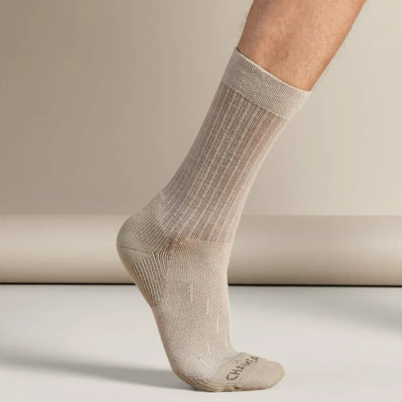 Le Chameau Chaussettes Mixte Country Cross - Oatmeal