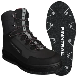 Finntrail Chaussures De Wading Wademan Feutre - Dark Grey