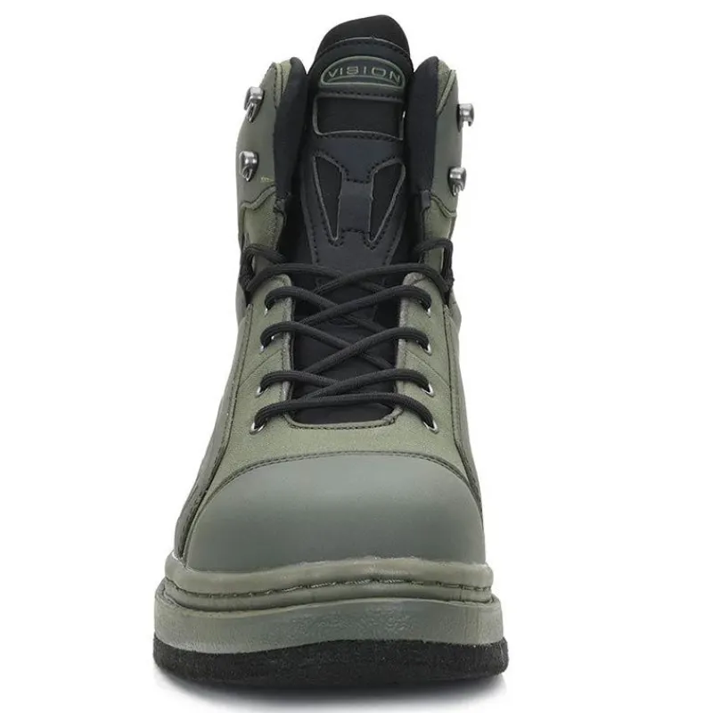 Vision Chaussures De Wading Koski Green Felt
