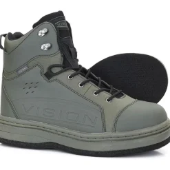 Vision Chaussures De Wading Koski Green Felt