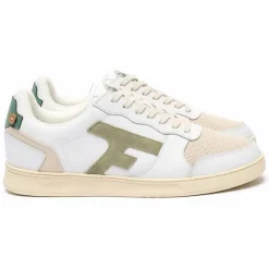 Sensas Chaussures Homme Faguo Hazel - Blanc/Kaki Clair