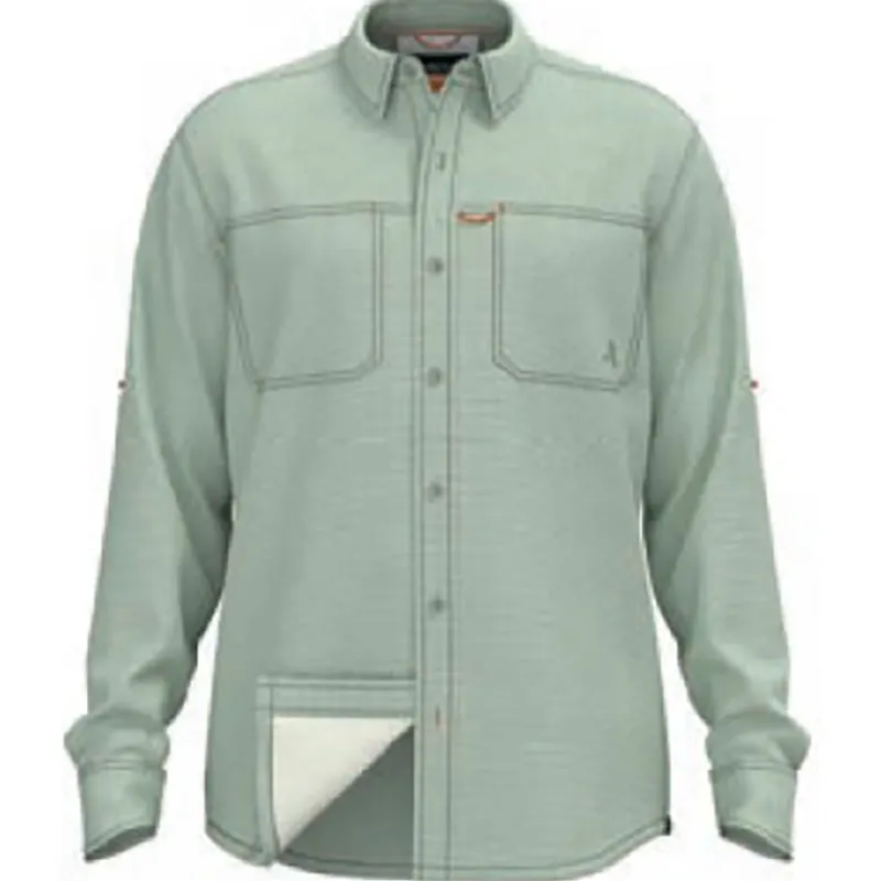 Orvis Chemise Manches Longues Homme Open Air Caster Shirt - Vert