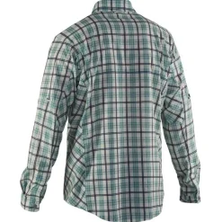 Grundéns Chemise Manches Longues Homme Fly Bridge Long Sleeve Dusty - Turquoise