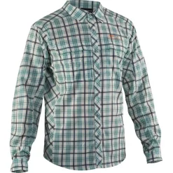 Grundéns Chemise Manches Longues Homme Fly Bridge Long Sleeve Dusty - Turquoise