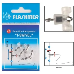 Flashmer Clipot Transparent T-Swivel