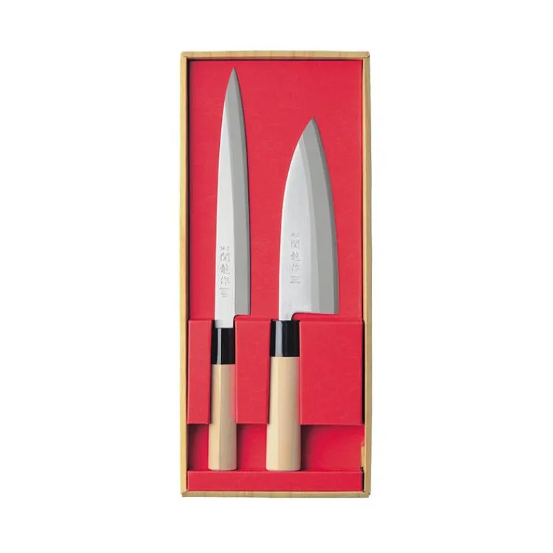 Sekiryu Coffret De Couteaux Sashimi Et Deba