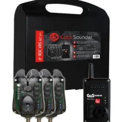 CarpSounder Coffret Détecteur Roc Xrs Blackneon + Centrale