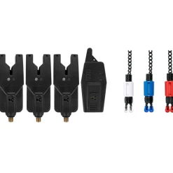 Korum Coffret Détecteur De Touche Kri 3 Rod Remote Alarm & Indicator Set