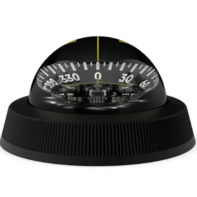 Compas Silva 85E Montage Plat Plot Et Éclairage 12V - Noir