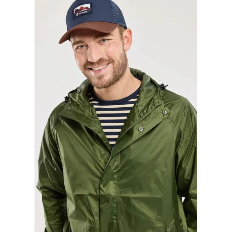 Bermudes Coupe Vent Homme Noroit 2 Impermeable - Kaki