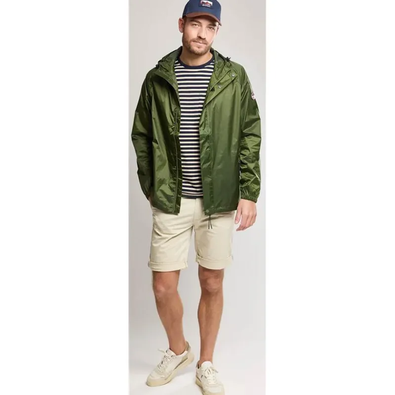 Bermudes Coupe Vent Homme Noroit 2 Impermeable - Kaki