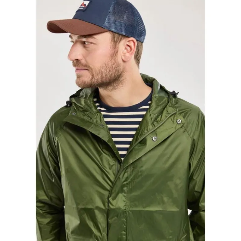 Bermudes Coupe Vent Homme Noroit 2 Impermeable - Kaki