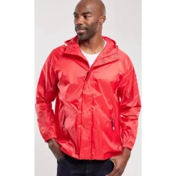 Bermudes Coupe Vent Homme Noroit 2 Impermeable - Corail