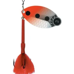Mepps Cuiller Tournante Lusox Fluo Argent Rouge