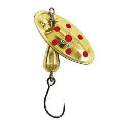 Suissex Cuiller Tournante Cicada Nk Or Points Rouges