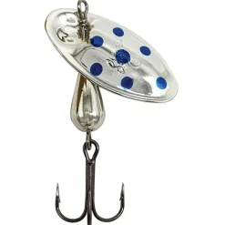 Suissex Cuiller Tournante Cicada Argent Points Bleus