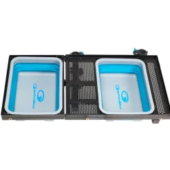 Garbolino Desserte Pour 2 Bacs Compactables Sans Pied Avec Inserts Pour Supports Kits/Tente