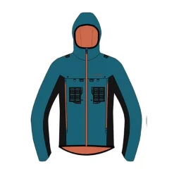 Doudoune Homme Devaux Rift'fly - Orange/Bleu