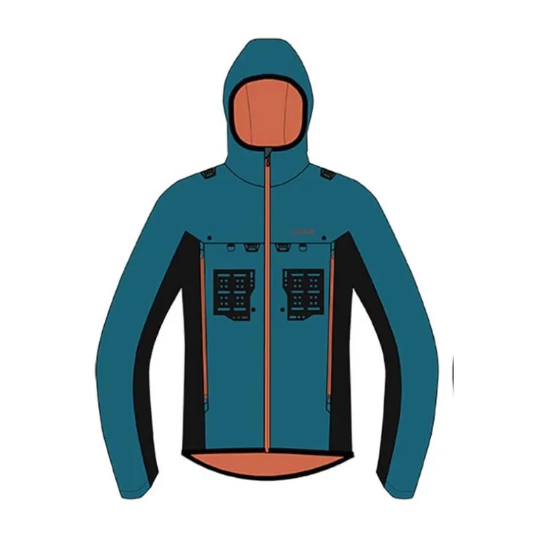 Doudoune Homme Devaux Rift'fly - Orange/Bleu