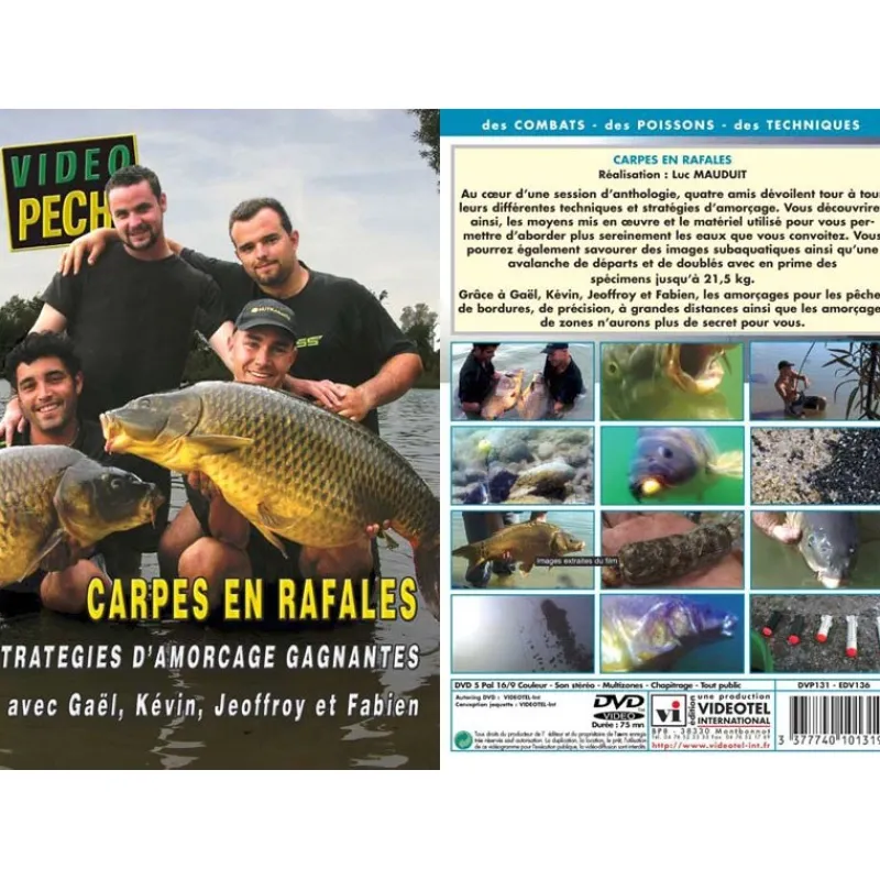 Vidéotel Dvd - Carpes En Rafales