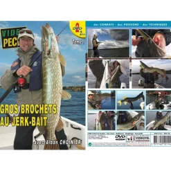Vidéotel Dvd - Gros Brochets Au Jerk-Bait (2 Dvd) Avec Alban Choinier - Peche Des Carnassiers - Video Peche