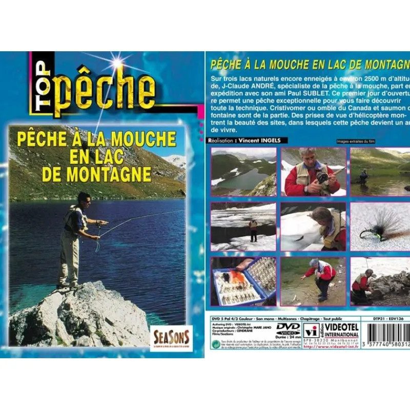 Vidéotel Dvd - Peche À La Mouche En Lac De Montagne