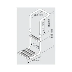 Plastimo Echelle Plate-Forme Immergee