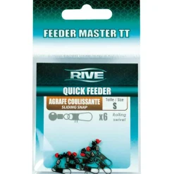 Rive Emerillon Agrafe Coulissant Quick Feeder Master Tt - Par 6