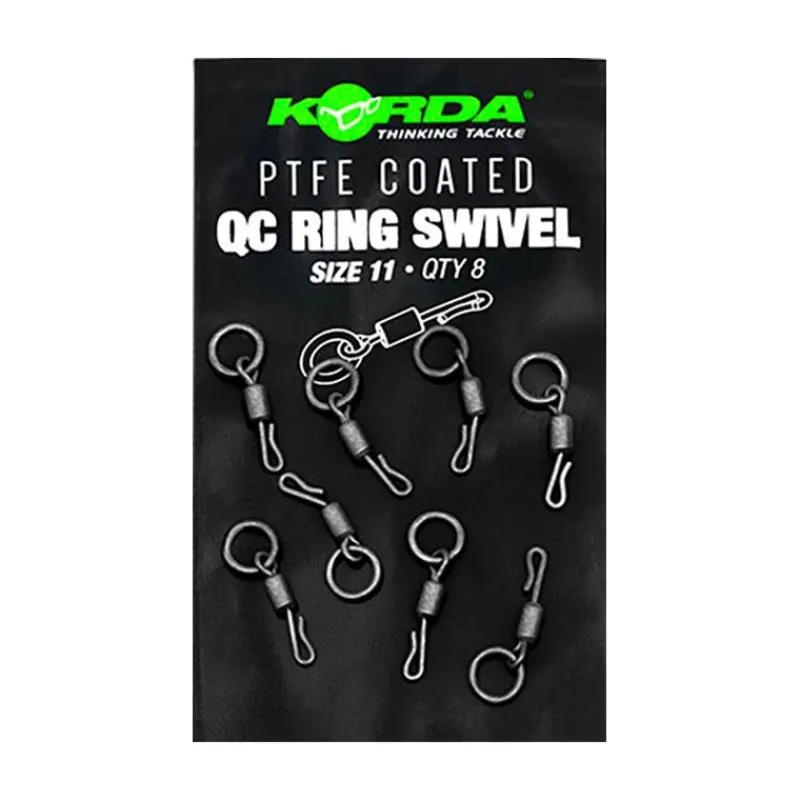 Korda Emerillon Ptfe Qc Ring Swivel