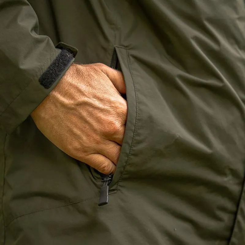 Avid Carp Ensemble Veste Et Salopette Homme Revolve Waterproof Suit - Kaki