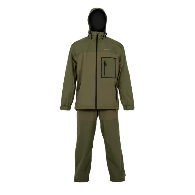 Korum Ensemble Veste Et Salopette Homme Superseal Waterproof - Kaki