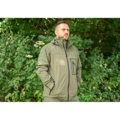 Korum Ensemble Veste Et Salopette Homme Superseal Waterproof - Kaki
