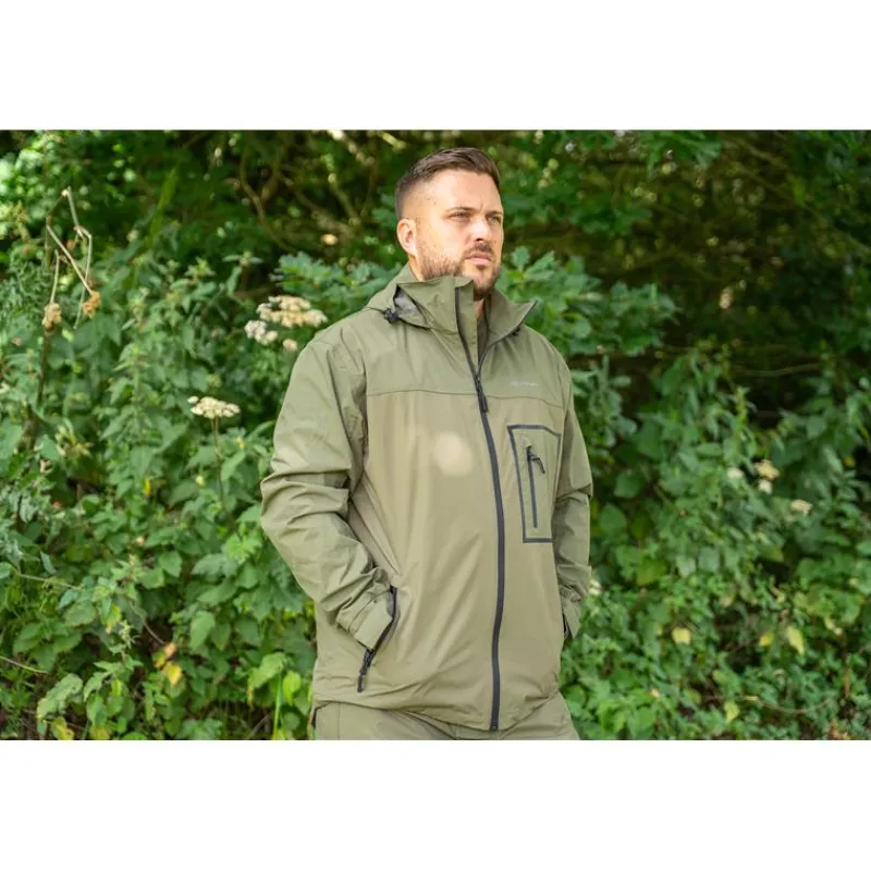 Korum Ensemble Veste Et Salopette Homme Superseal Waterproof - Kaki