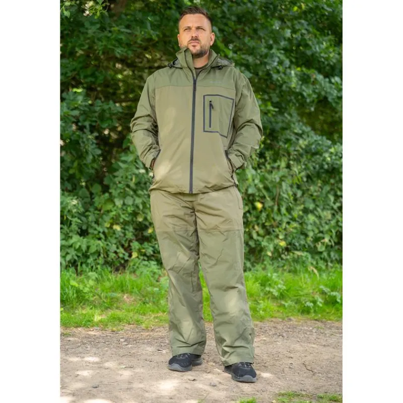 Korum Ensemble Veste Et Salopette Homme Superseal Waterproof - Kaki