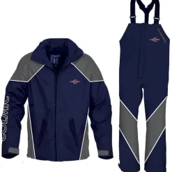Colmic Ensemble Veste Et Salopette Homme Suite Hq Rain Official Team - Bleu