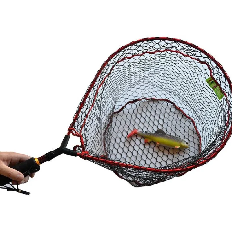 Pafex Epuisette Mouche Flynet Manche Carbone Rouge - Filet Anti A Tete De 5Cm
