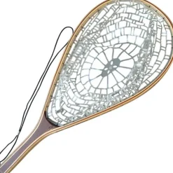TOF Epuisette Raquette Mouche Filet Caoutchouc Transparent