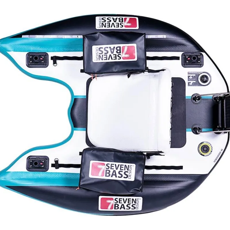 Seven Bass Float Tube Flatform Junior Seafoam-Black