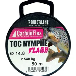Powerline Fluorocarbone Carbonflex Toc Nymphe Flash - 50M