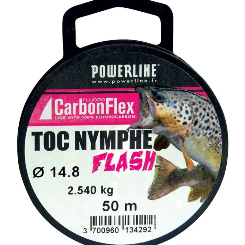 Powerline Fluorocarbone Carbonflex Toc Nymphe Flash - 50M