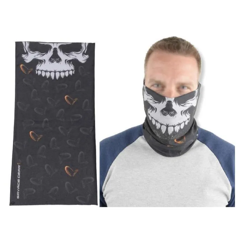 Savage Gear Foulard Skull Tec-Tube - Noir