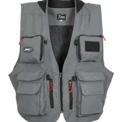 Gilet De Peche Jmc Tradition V2 - Gris