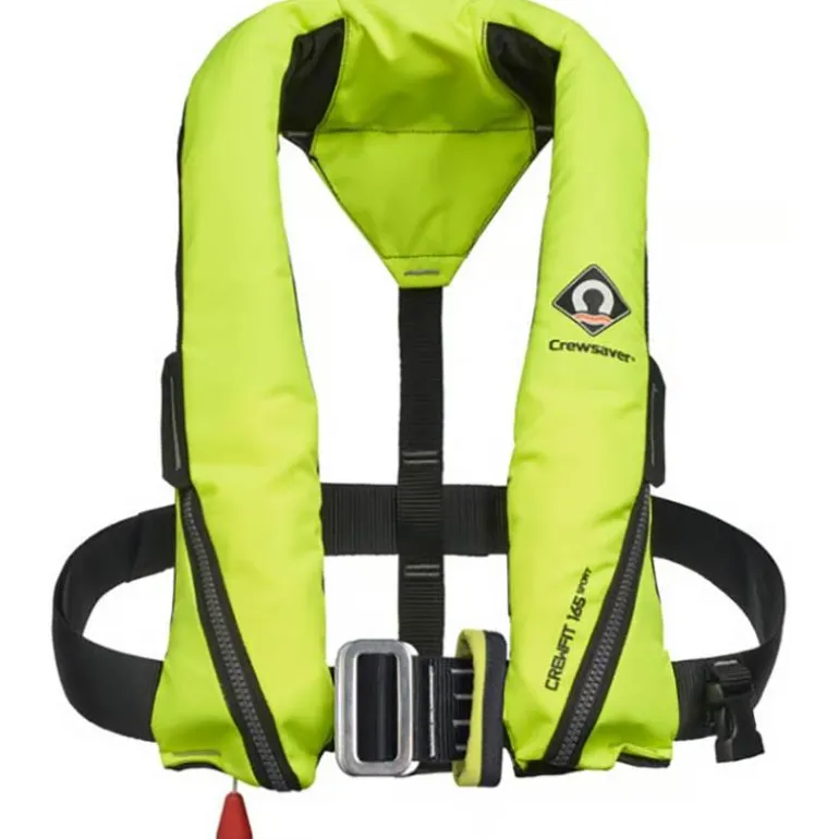 Gilet De Sauvetage Crewsaver Crewfit 165N Sport Automatique Avec Harnais - Jaune